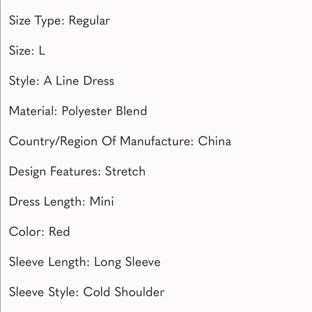Romeo + Juliet Couture Cold Shoulder Dress L - Picture 6 of 6